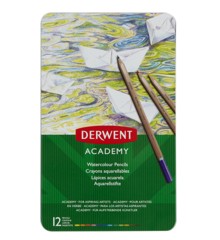 Derwent - Academy Watercolour Tin (12 pcs) (605063)