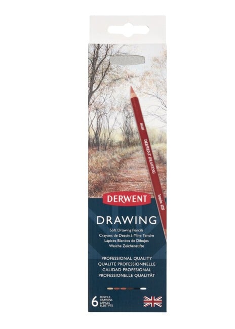 Derwent - Drawing Pencils Tin (6 pcs) (601084)