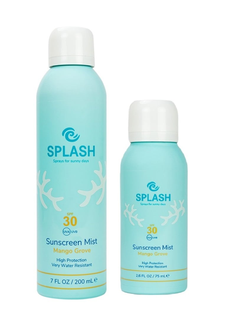SPLASH - Mango Grove Sunscreen Mist SPF 30 200 ml + SPLASH - Mango Grove Sunscreen Mist SPF 30 75 ml - Skjønnhet