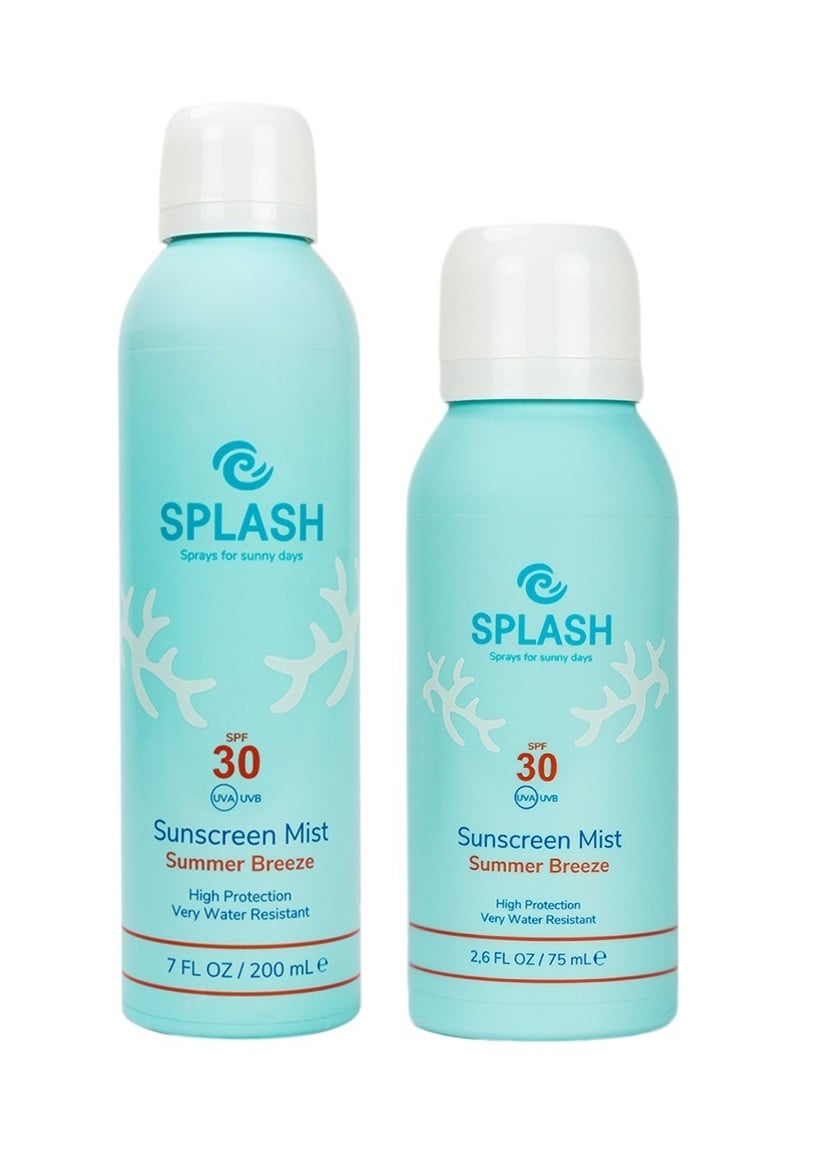 SPLASH - Summer Breeze Sunscreen Mist SPF 30 200 ml + SPLASH - Summer Breeze Sunscreen Mist SPF 30 75 ml - Skjønnhet