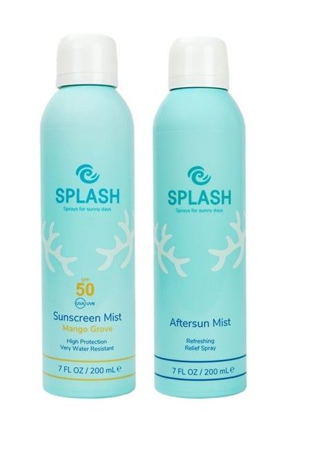 SPLASH - Mango Grove Sunscreen Mist SPF 50 200 ml + SPLASH - Aftersun Mist 200 ml
