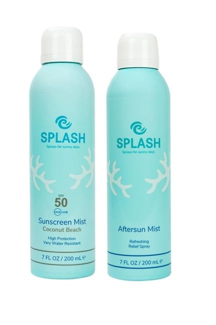 SPLASH - Coconut Beach Sunscreen Mist SPF 50+ 200 ml + SPLASH - Aftersun Mist 200 ml
