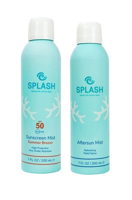 SPLASH - Summer Breeze Sunscreen Mist SPF 50 200 ml + SPLASH - Aftersun Mist 200 ml