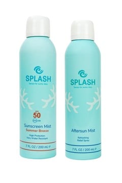 SPLASH - Summer Breeze Sunscreen Mist SPF 50 200 ml + SPLASH - Aftersun Mist 200 ml