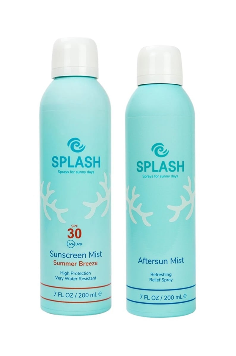 SPLASH - Summer Breeze Sunscreen Mist SPF 30 200 ml + SPLASH - Aftersun Mist 200 ml - Skjønnhet
