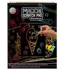 Moxy - Magical Scratch Pad A4 - Rainbow