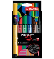 Stabilo - Pen 68 MAX Arty (6 pcs) (204091)