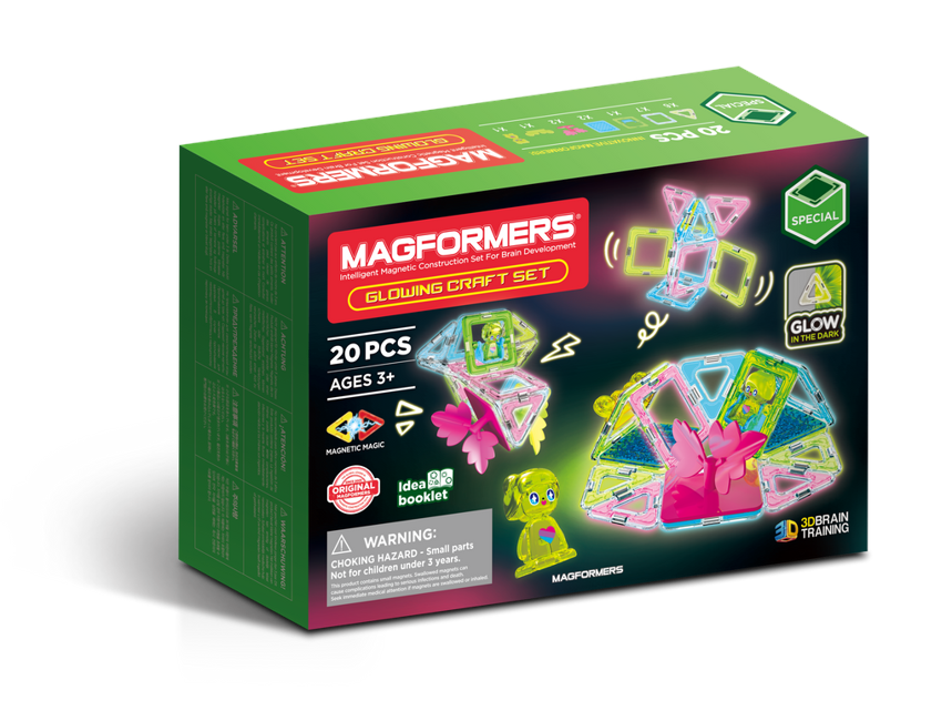 Magformers - Glowing Craft Set 20 Pcs (20-799022)