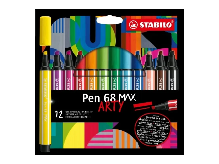 Stabilo - Pen 68 MAX Arty (12 stk)