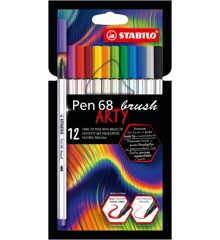 Stabilo - Pen 68 brush Arty (12 stk)