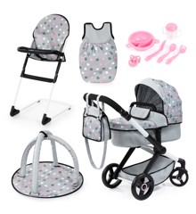 Bayer - Dolls pram Xeo deluxe set (17007AB)