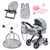 Bayer - Dolls pram Xeo deluxe set (17007AB) thumbnail-1