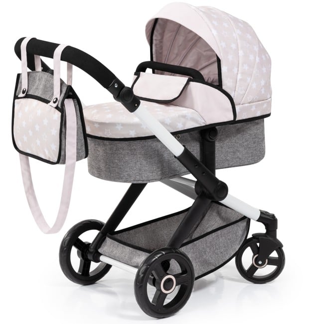 Bayer - Dolls Pram Xeo - Pink/Grey (17031AA)