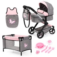 Bayer - Dolls pram Xeo mega set (17033AD)