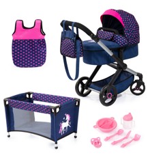 Bayer - Dolls pram Xeo mega set (17054AB)