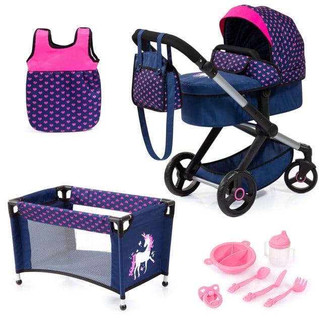 Bayer - Dolls pram Xeo mega set (17054AB)