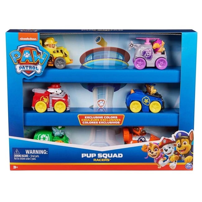 PAW Patrol Pup Squad Racer 6 Gavesæt