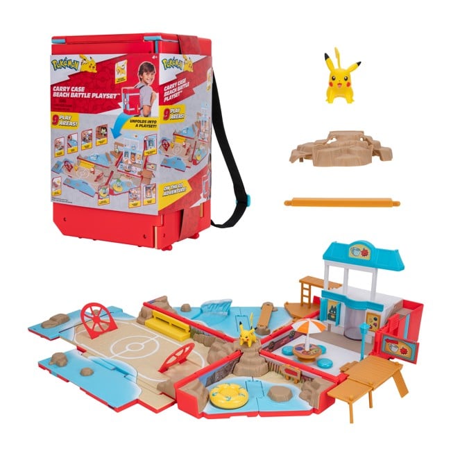 Pokemon - Carry Case Beach Playset