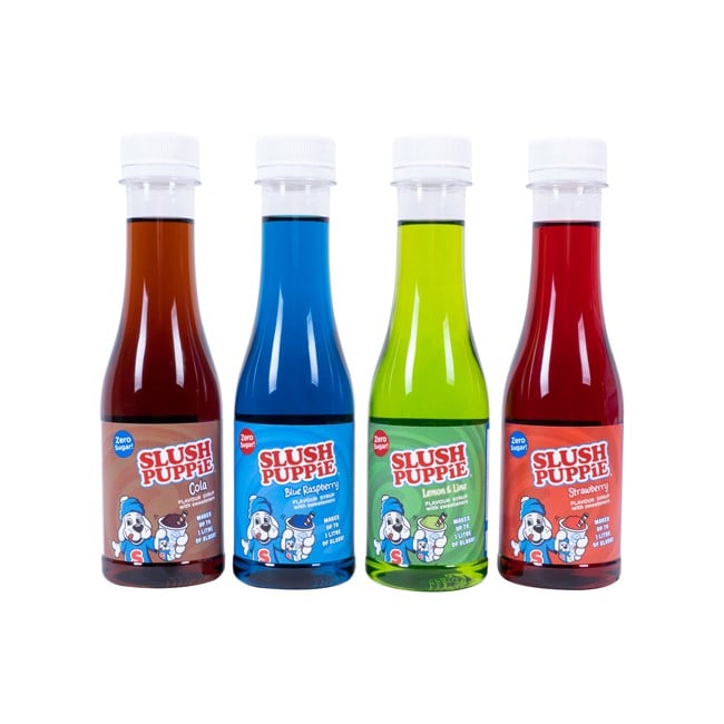 SLUSH PUPPiE Zero Zucker 4er Pack Sirup – 180ml