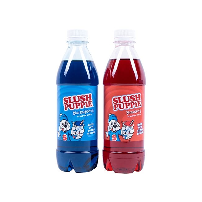 SLUSH PUPPiE ORIG 2er-Pack Sirup-Set - Blaubeere & Erdbeere