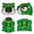 Crazy Safety - Tiger Bicycle Helmet - Green (100101-02-01) thumbnail-8