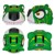 Crazy Safety - Tiger Bicycle Helmet - Green (49-55cm) (100101-02-01) thumbnail-8