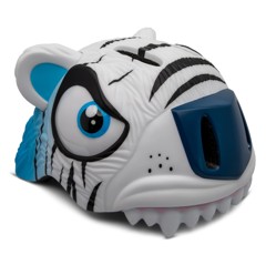 Crazy Safety - Tiger Fahrradhelm - Weiß (49-55 cm)