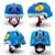 Crazy Safety - Dino Bicycle Helmet - Blue (100201-02-01) thumbnail-4