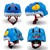 Crazy Safety - Dino Bicycle Helmet - Blue ( 49-55cm) (100201-02-01) thumbnail-4