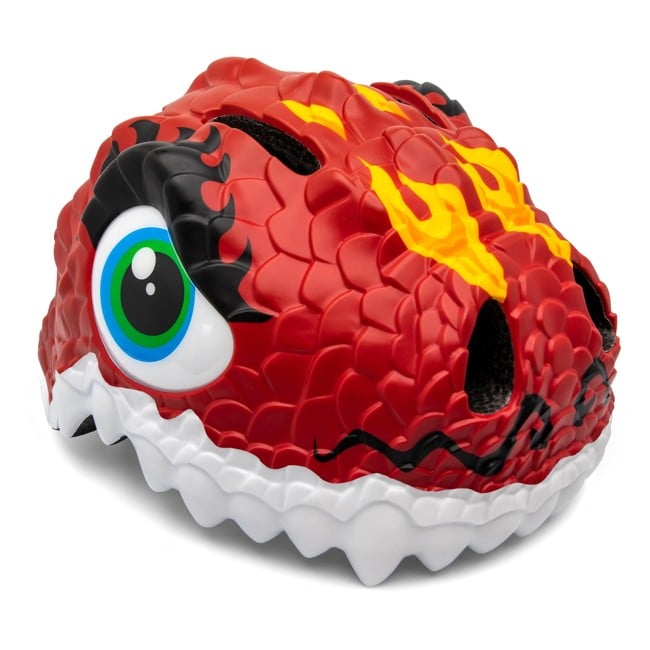 Crazy Safety - Dragon Bicycle Helmet - Red (100201-03-01)