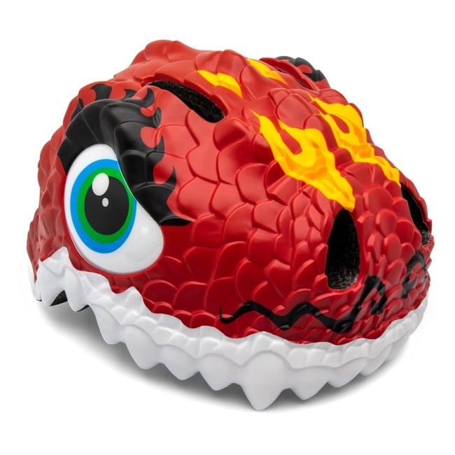 Crazy Safety - Dragon Bicycle Helmet - Red (49-55cm) (100201-03-01)