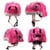 Crazy Safety - Dino Bicycle Helmet - Pink (49-55cm) (100201-05-01) thumbnail-3