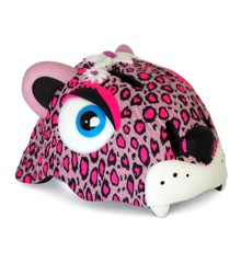 Crazy Safety - Cykelhjelm til børn - Pink leopard (49-55 cm)