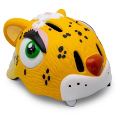 Crazy Safety - Leopard Bicycle Helmet - Yellow (49-55cm) (100301-03-01)