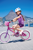 Crazy Safety - Cykelhjelm til børn - Blå giraf (49-55 cm) thumbnail-3