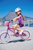 Crazy Safety - Giraffe Fahrradhelm - Blau (49-55 cm) thumbnail-3