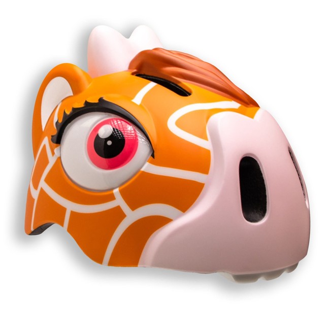 Crazy Safety - Giraffe Fahrradhelm - Braun (49-55 cm)