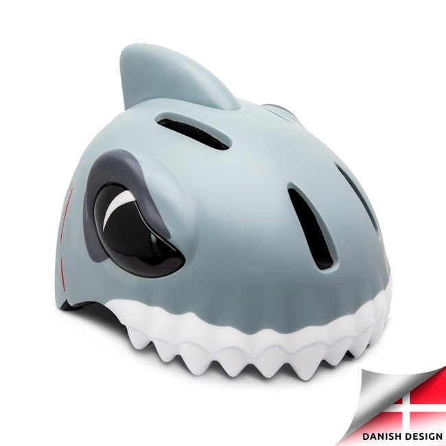 Crazy Safety - Shark Bicycle Helmet - Grey (100501-01-01)