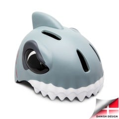 Crazy Safety - Shark Bicycle Helmet - Grey (100501-01-01)