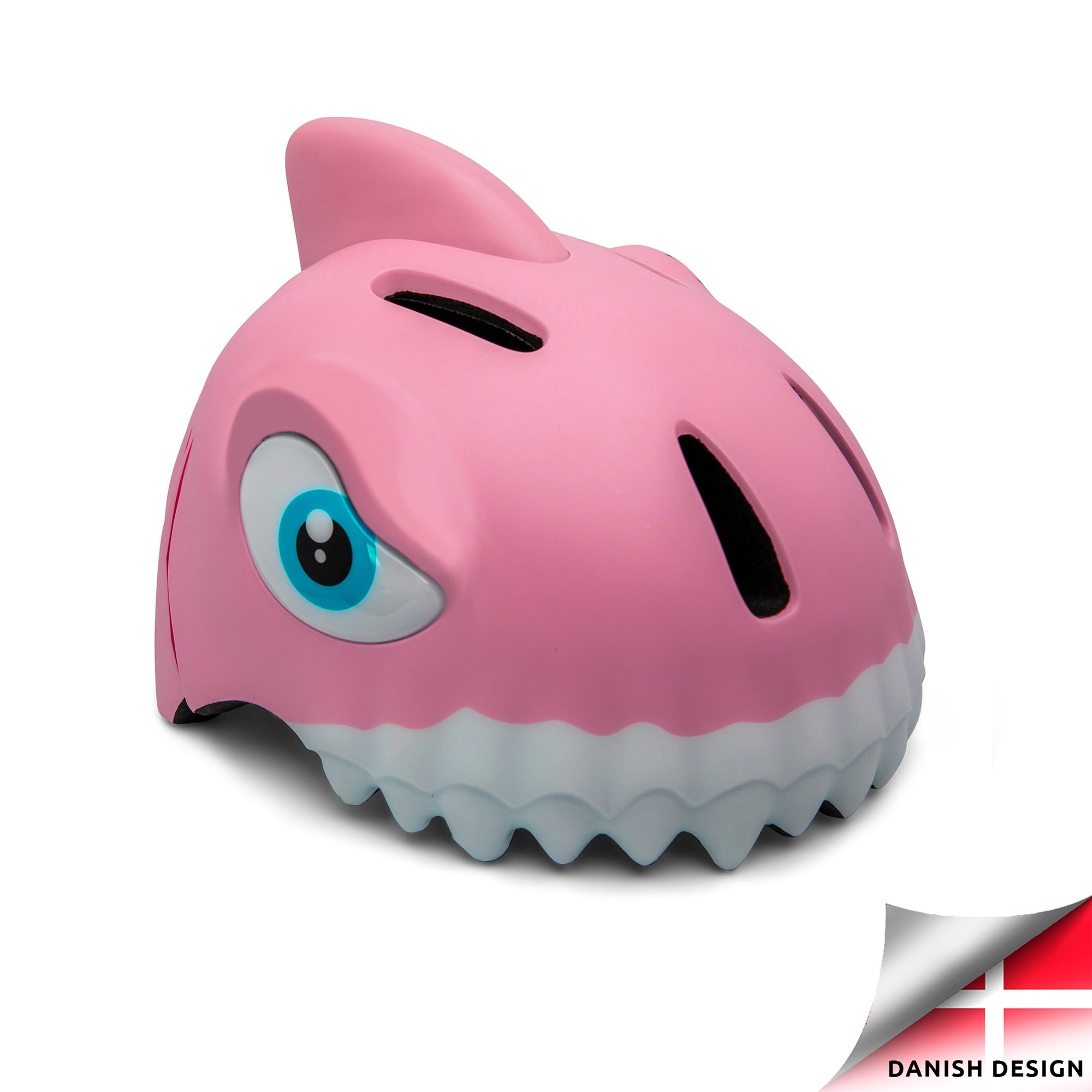 Crazy Safety - Shark Bicycle Helmet - Pink (100501-02-01) - Leker