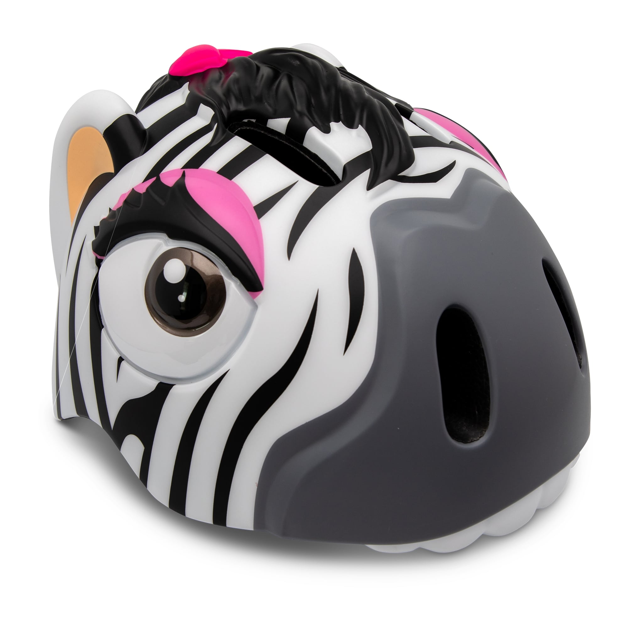 Crazy Safety - Zebra Bicycle Helmet - Black/White (100901-01-01) - Leker