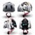 Crazy Safety - Zebra Bicycle Helmet - Black/White (100901-01-01) thumbnail-3