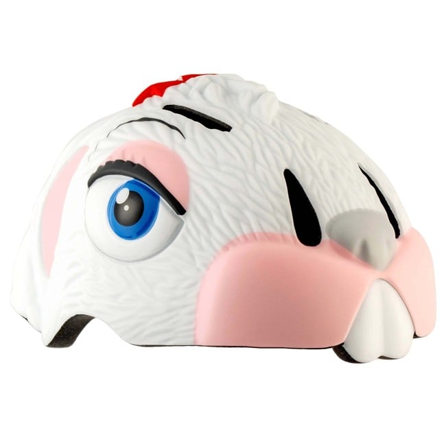 Crazy Safety - Bunny Bicycle Helmet - White (101001-02)
