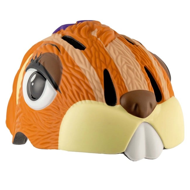 Crazy Safety - Chipmunk Bicycle Helmet - Brown (49-55cm) (101001-03)