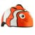 Crazy Safety - Cykelhjelm til børn - Orange klovnefisk (49-55 cm) thumbnail-1