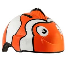 Crazy Safety - Fish Cykelhjälm - Orange (49-55 cm)