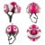 Crazy Safety - Fish Bicycle Helmet - Pink (102001-02) thumbnail-3