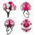 Crazy Safety - Fish Fahrradhelm - Pink (49-55 cm) thumbnail-3