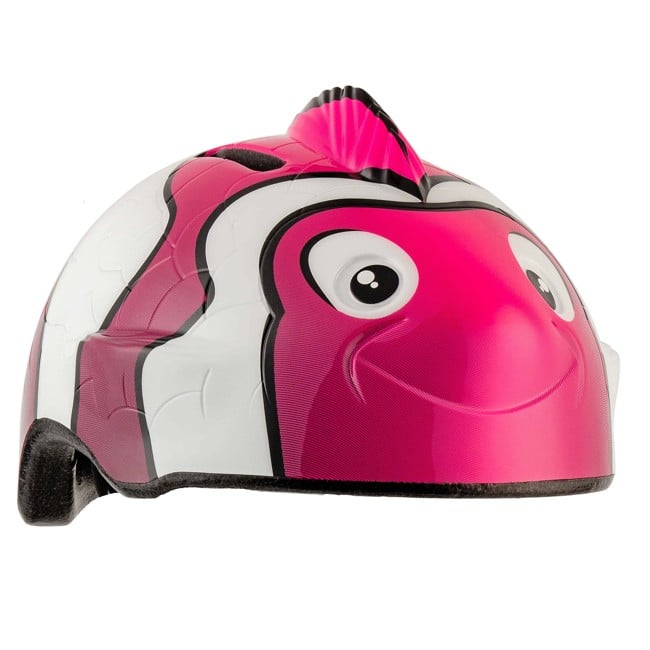 Crazy Safety - Fish Cykelhjälm - Rosa (49-55 cm)