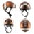 Crazy Safety - Football Bicycle Helmet - Brown (103001-01) thumbnail-5